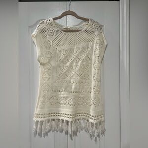 BLL New York - Ivory Pullover Sweater Size L